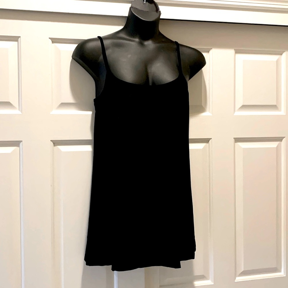 NWT Marie Hell crew neck  black TANK  tunic/ minidress , size Large